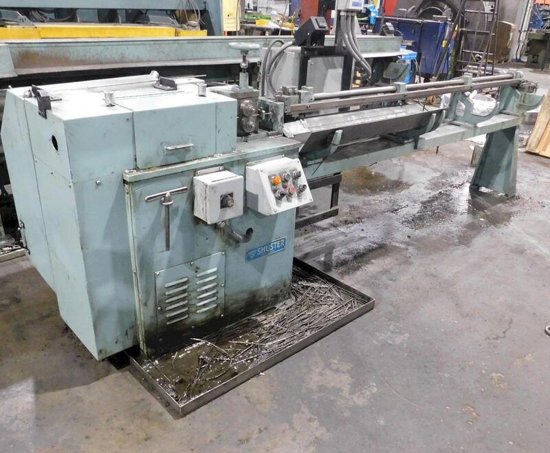 1/4" Shuster #1AVS-5, Wire Straightener & Cutoff Machine, 8' max. cutoff length, 5 HP - Image 1
