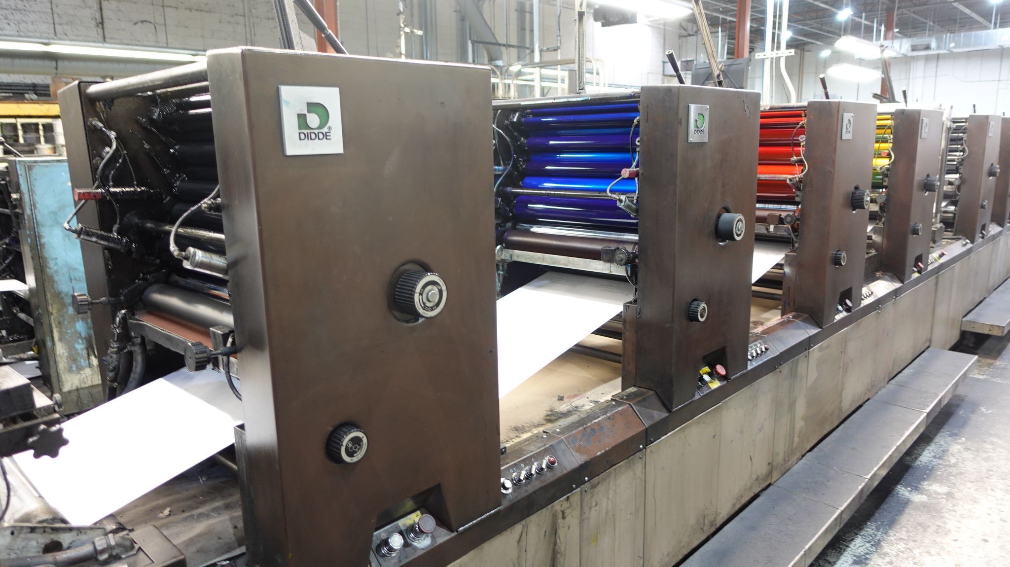 Diddie Glaser #ML, Web Offset Press, 8 color, 20.5" Web Width, 22" variable cutoff, 1992 - Image 5