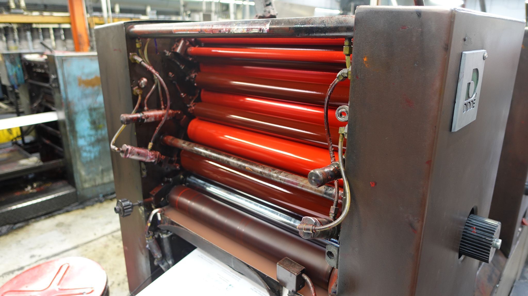 Diddie Glaser #ML, Web Offset Press, 8 color, 20.5" Web Width, 22" variable cutoff, 1992 - Image 7