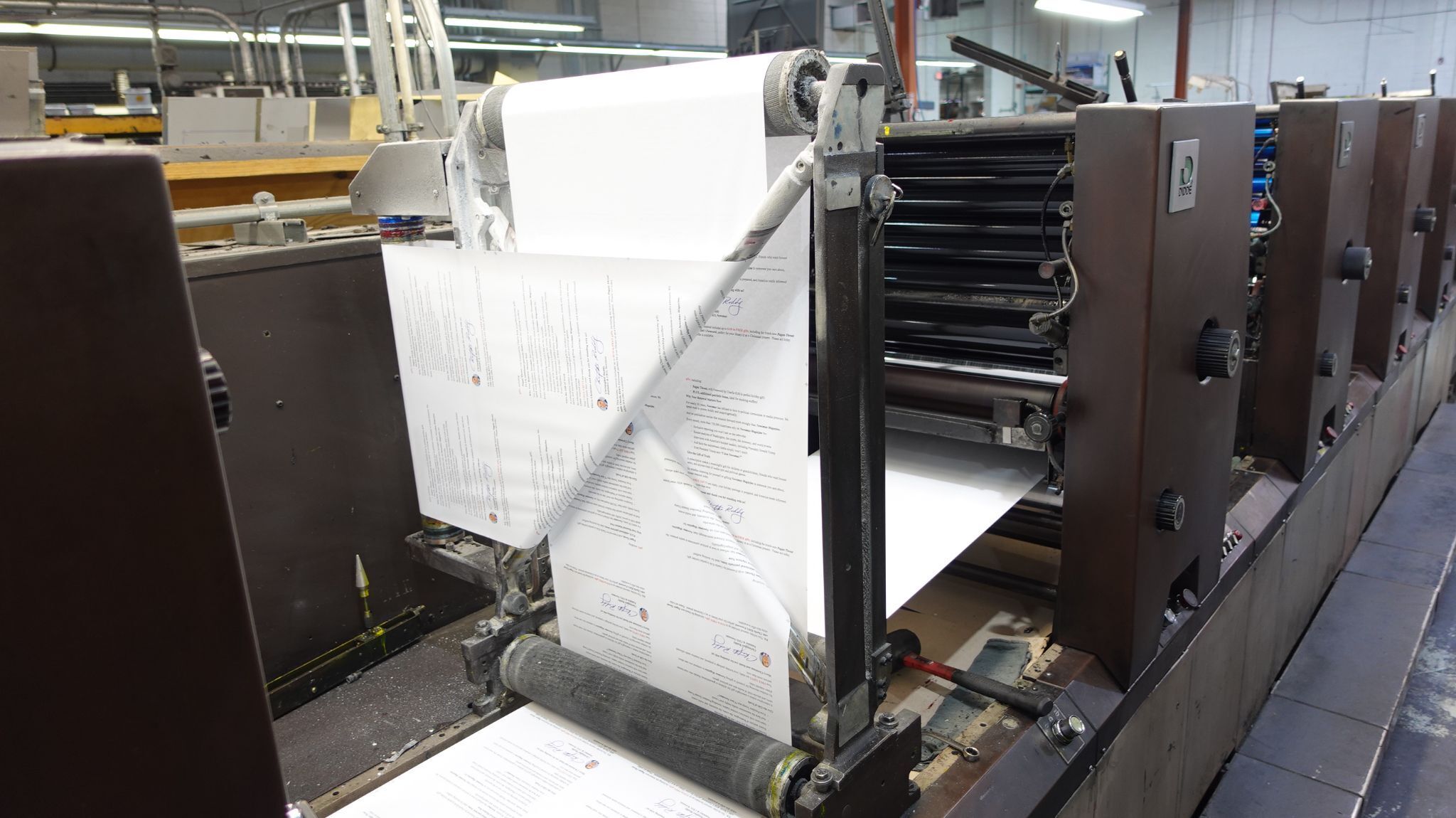 Diddie Glaser #ML, Web Offset Press, 8 color, 20.5" Web Width, 22" variable cutoff, 1992 - Image 10