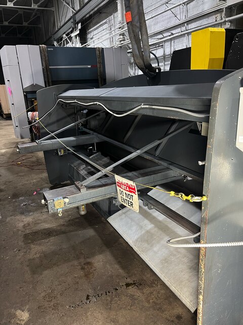 1/4" x 10' Atlantic #HDE-101/4, Hydraulic Power Squaring Shear, 39" backgauge, 10-25 SPM, 1"-3" angle - Image 3