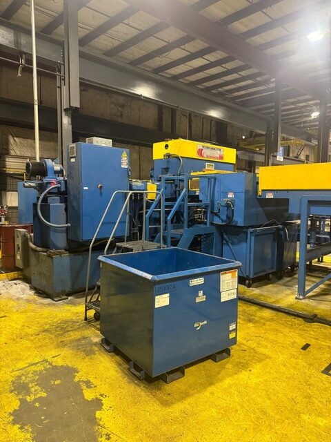 60" Red Bud / Red Bud Voss cut to length line, uncoiler, leveler, edge trimmer, feed, shear, stacker, 1999 - Image 3