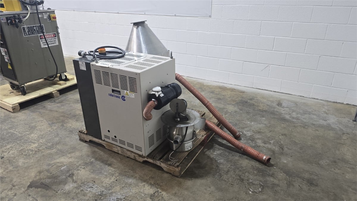 Colortronic Dryer #CDAA50/30M, CSL11 loader & drying hopper, 30 cfm - Image 1