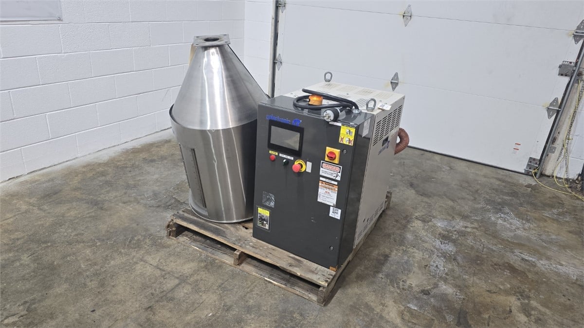 Colortronic Dryer #CDAA50/30M, CSL11 loader & drying hopper, 30 cfm - Image 2
