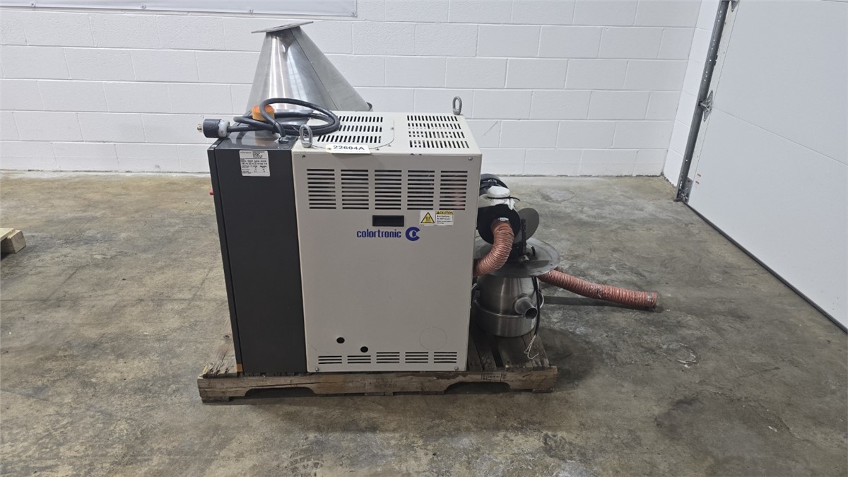 Colortronic Dryer #CDAA50/30M, CSL11 loader & drying hopper, 30 cfm - Image 10