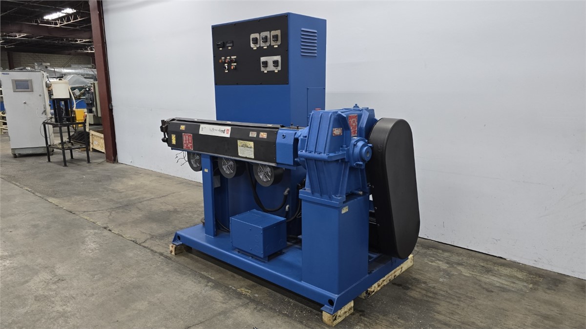 2.5" Davis Standard #DS2.5MS, extruder, 24:1 L/D, Air Cooled, 40 HP DC motor, 1985 - Image 2