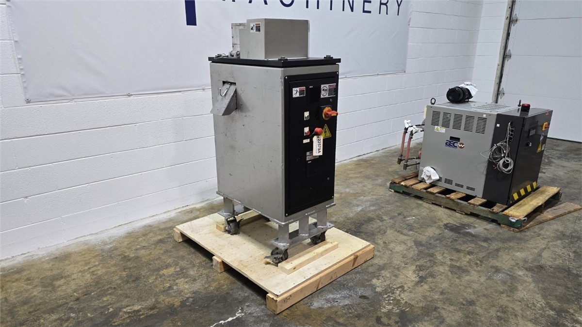 3.5" Scheer #604DU, reduction engineering pelletizer, 52.5" in-feed height, 36" discharge height, on casters - Image 3