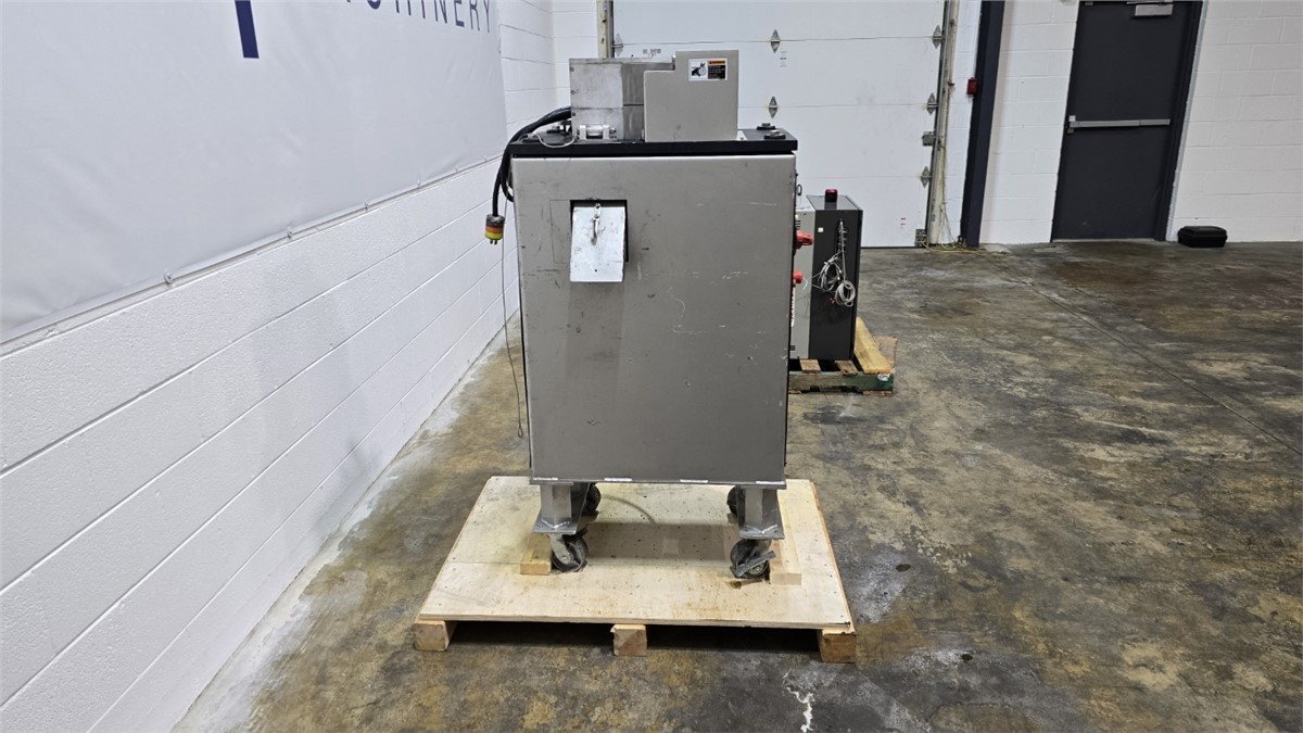 3.5" Scheer #604DU, reduction engineering pelletizer, 52.5" in-feed height, 36" discharge height, on casters - Image 6