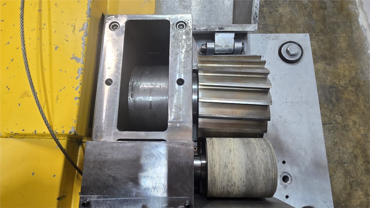 4" Scheer, reduction engineering pelletizer, 6" blade diameter, 20 blade helical rotor, 46" infeed height - Image 3