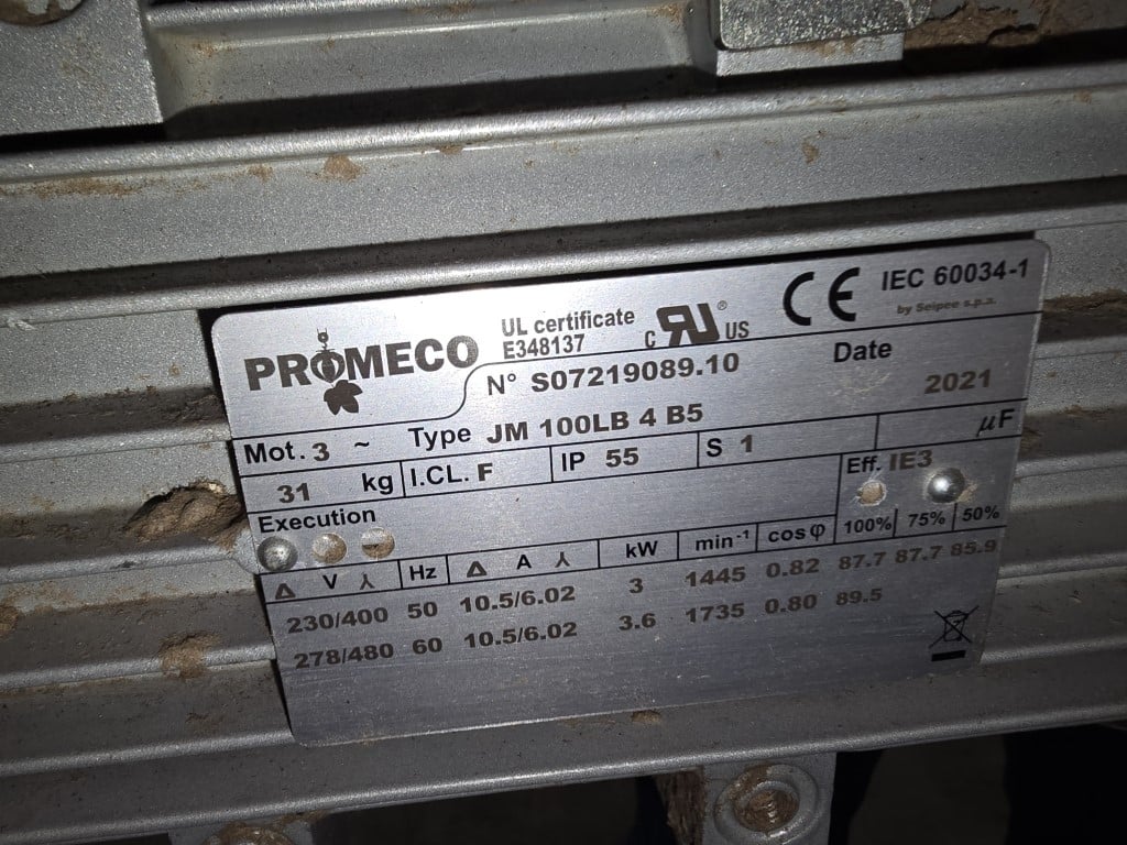 Promeco #KR2600, single shaft hydraulic shredder, 300 HP - Image 6