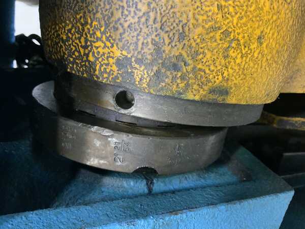 20 Ton, Heim #20A, OBI punch press, 2-1/2" stroke, 10" Shut Height, air clutch, 145 SPM, 2 HP, 1988 - Image 9