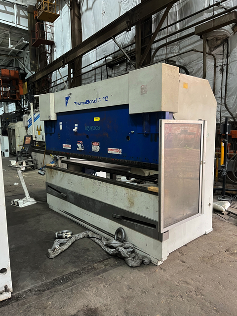 121 Ton, Trumpf #Trumabend-C110, CNC hydraulic press brake, 10.2'OA, 105.9" between housing, 7.87"stroke - Image 1