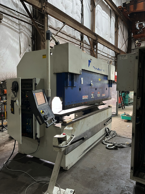121 Ton, Trumpf #Trumabend-C110, CNC hydraulic press brake, 10.2'OA, 105.9" between housing, 7.87"stroke - Image 3