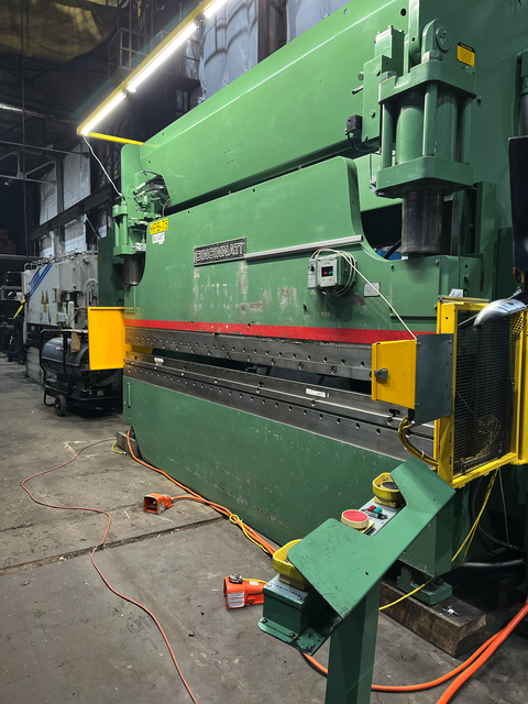 175 Ton, Cincinnati #175AF12 Autoform, CNC hydraulic press brake, 14' overall, 150-1/2" between housing, 10" - Image 7