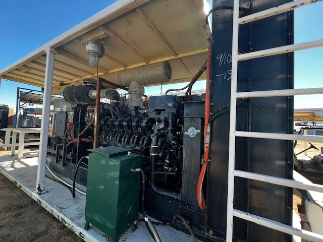 1500 KW Hyundai #HFC7632-64E, diesel generator set, 1800 HP @1200 RPM, Detroit MTU 12V4000 engine, Tier 2 - Image 5