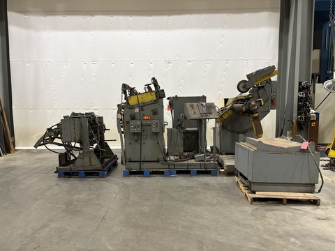 Rowe, Coil Equipment, Coil Straightener B-30, 0.065" max. thickness, Coil Line included, 440 Volt Electrical - Image 1