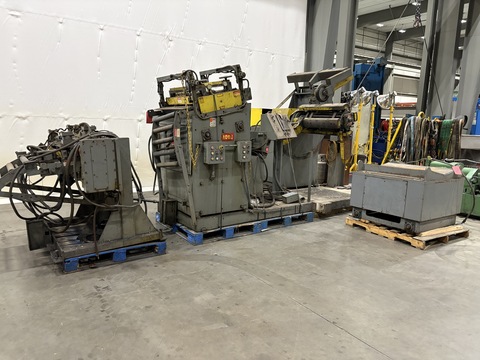 Rowe, Coil Equipment, Coil Straightener B-30, 0.065" max. thickness, Coil Line included, 440 Volt Electrical - Image 2