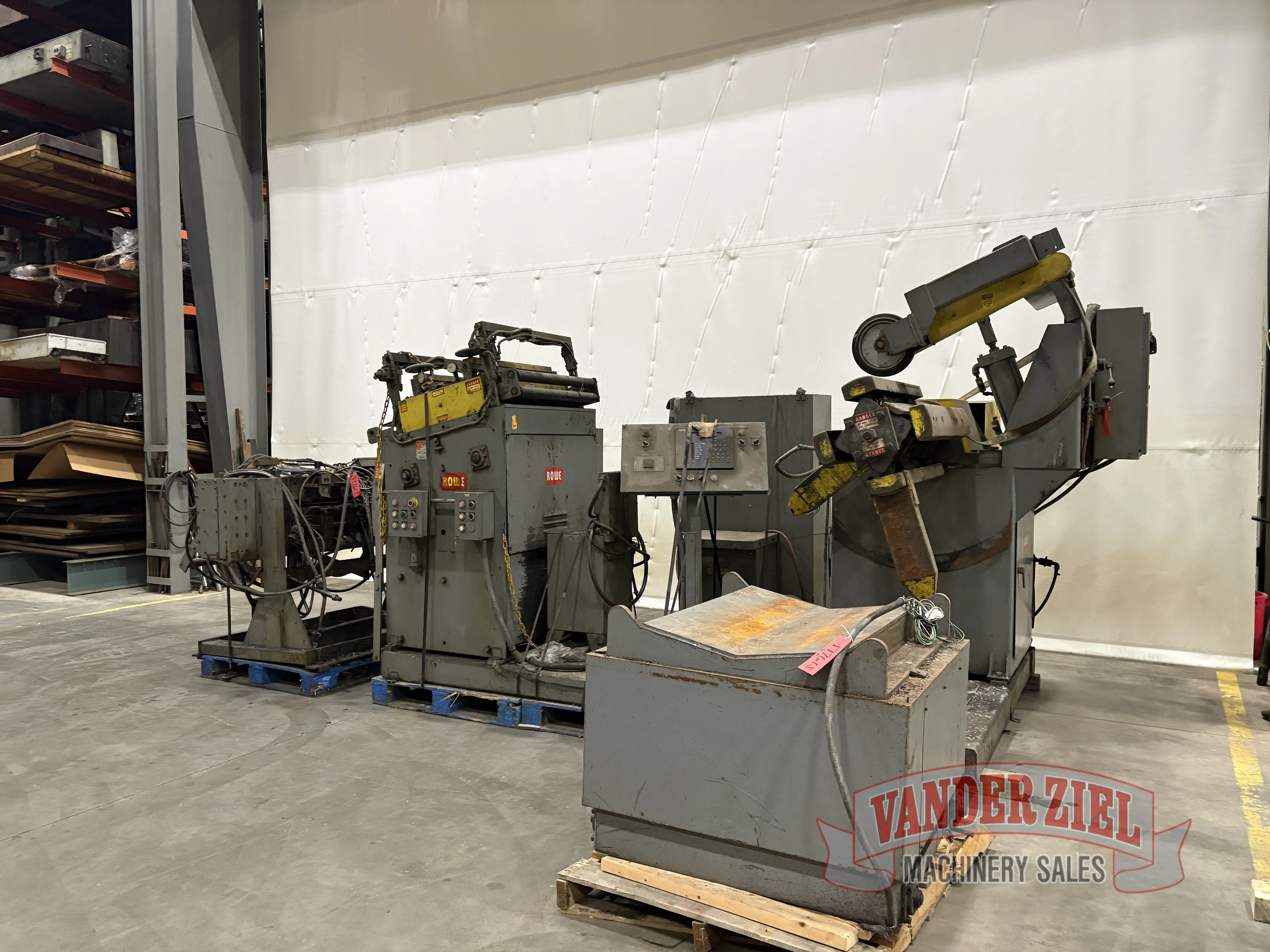 Rowe, Coil Equipment, Coil Straightener B-30, 0.065" max. thickness, Coil Line included, 440 Volt Electrical - Image 3