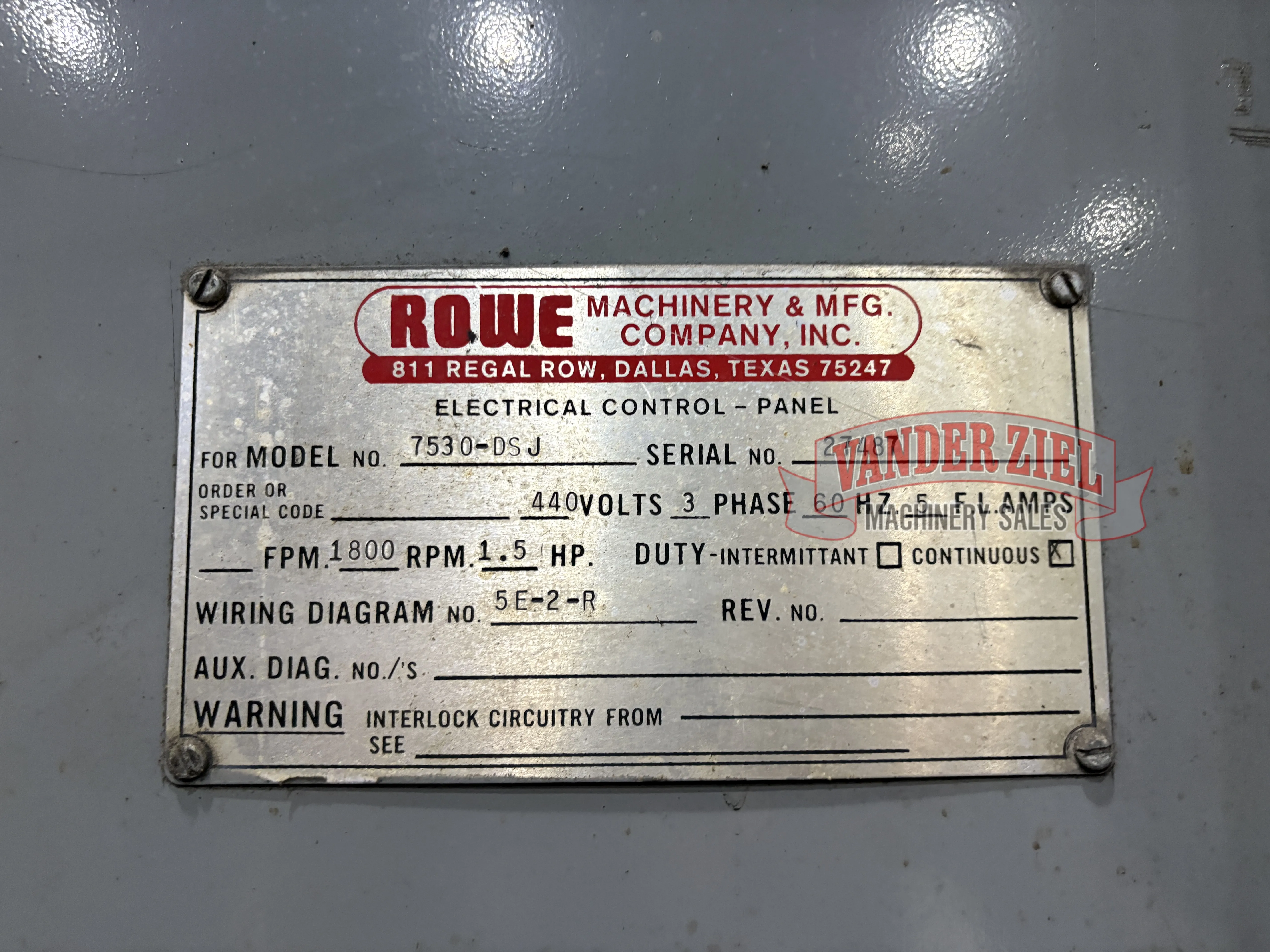 Rowe, Coil Equipment, Coil Straightener B-30, 0.065" max. thickness, Coil Line included, 440 Volt Electrical - Image 7