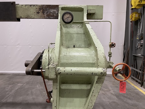 400 Ton, Farquhar, Wheel Press, 16" diameter ram, 20 stroke, 10' opening, 7.5 HP - Image 9