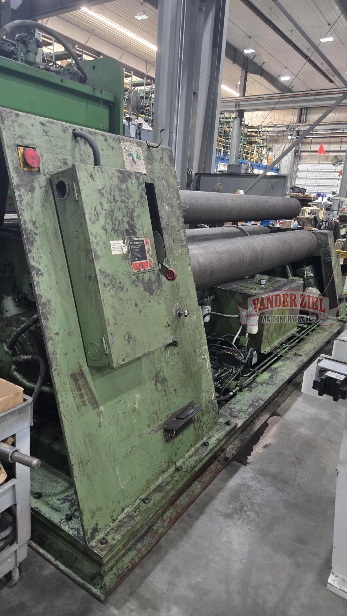 120" x 1" Roundo #PS360, 4-Roll Hydraulic Plate Roll - Image 3