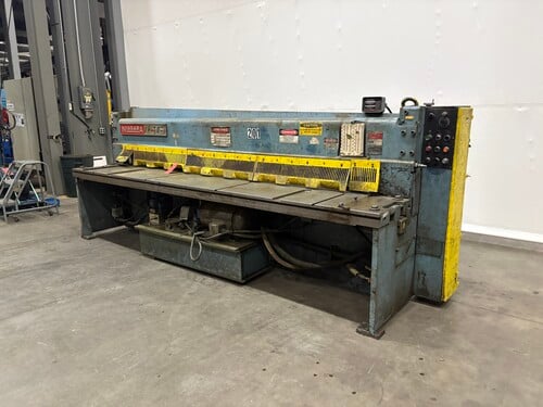 1/4" x 10' Niagara #IF-10-1/4, Mechanical Power Squaring Shear, 24 SPM, 36" back gauge, 15 HP - Image 6