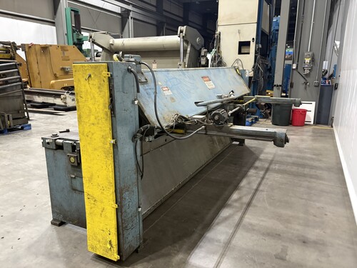 1/4" x 10' Niagara #IF-10-1/4, Mechanical Power Squaring Shear, 24 SPM, 36" back gauge, 15 HP - Image 9