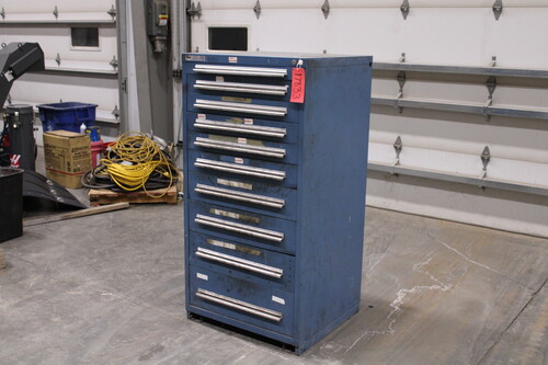 10 Drawer Vidmar Cabinet - Image 1