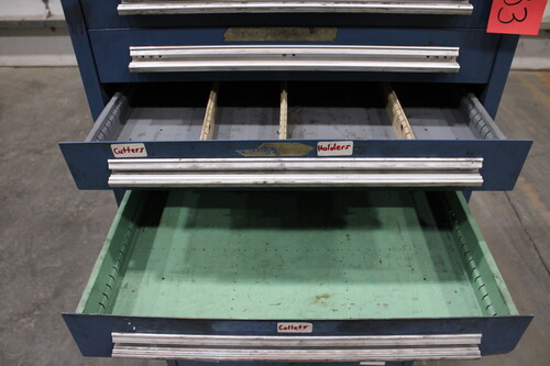10 Drawer Vidmar Cabinet - Image 7