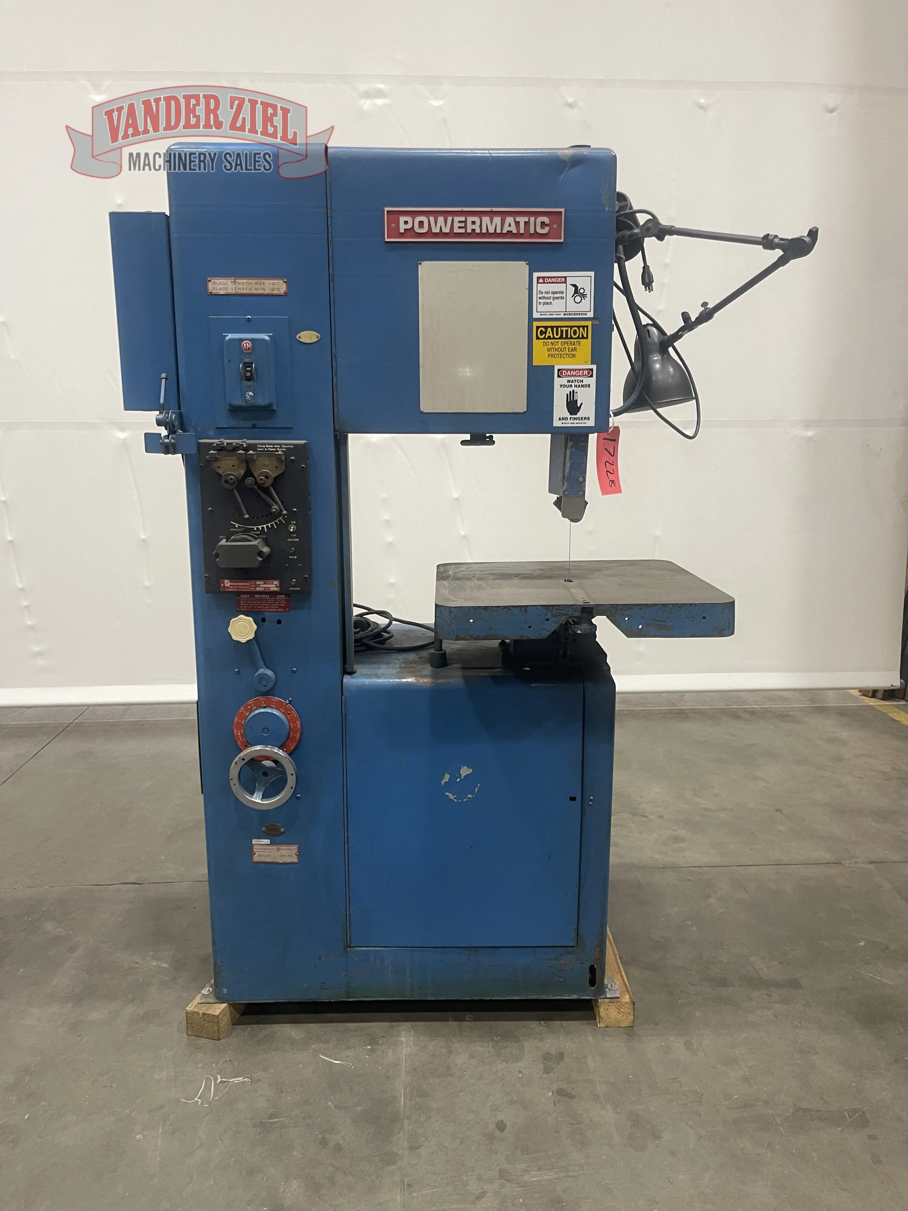 Powermatic, Vertical Bandsaw, 151" blade length - Image 1