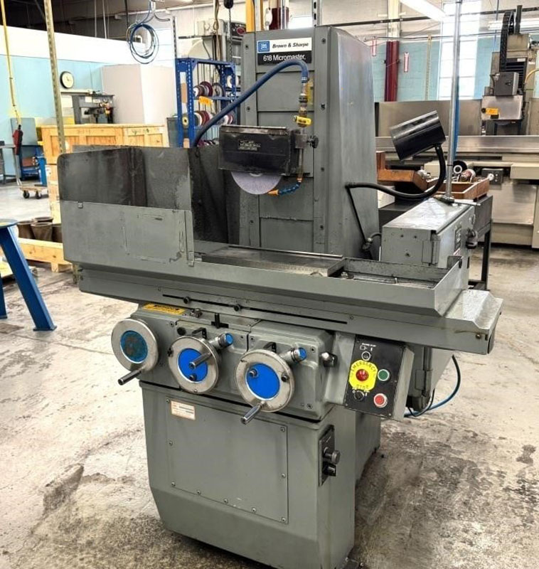 6" x 18" Brown & Sharpe #618-MicroMaster-Series-II, hydraulic surface grinder, PMC, coolant, 1984 - Image 1