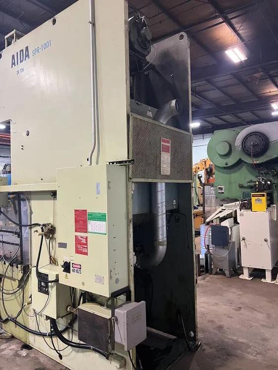 18" x .125" Coe Press Equipment #CPPS-PO-225, straightener, entry & exit pinch rolls, 7-roll straightener - Image 5