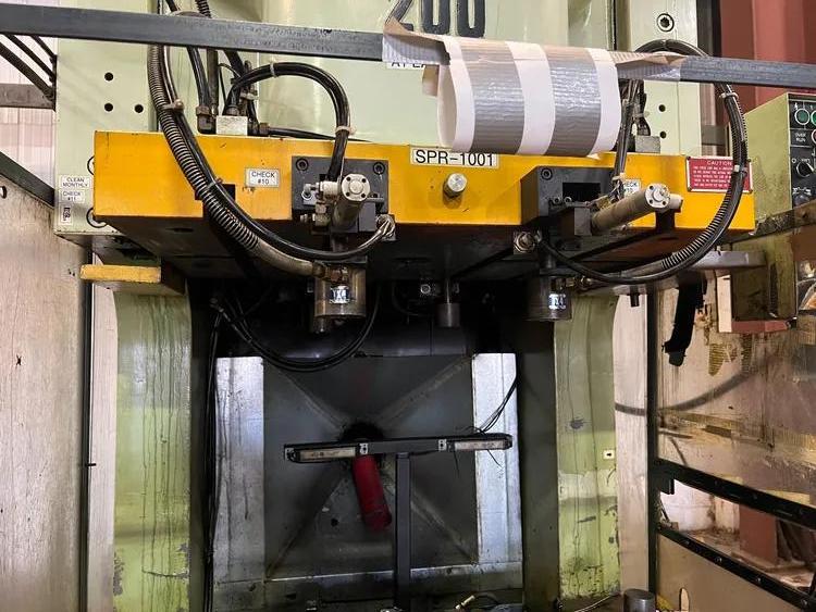 18" x .125" Coe Press Equipment #CPPS-PO-225, straightener, entry & exit pinch rolls, 7-roll straightener - Image 7