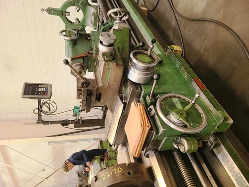 35" x 144" Monarch, Engine Lathe, 19.5" swing over cross slide, 18" 3-jaw chuck, 3-1/8" bore, D1-8 Camlock - Image 3