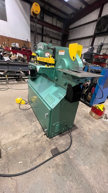 5" x 5" x 3/8" Piranha #P50, Ironworker, 50 Ton, 8" throat depth, 4.25" stroke, 3 HP - Image 2