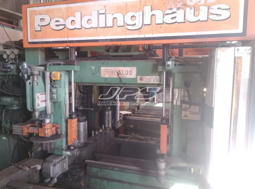 Peddinghaus #PCD-1100/C-ATC, Beam Drill/Saw Line, 32' x 2.6" x 0.063" saw band, 43.4" max. profile width, 18" - Image 1