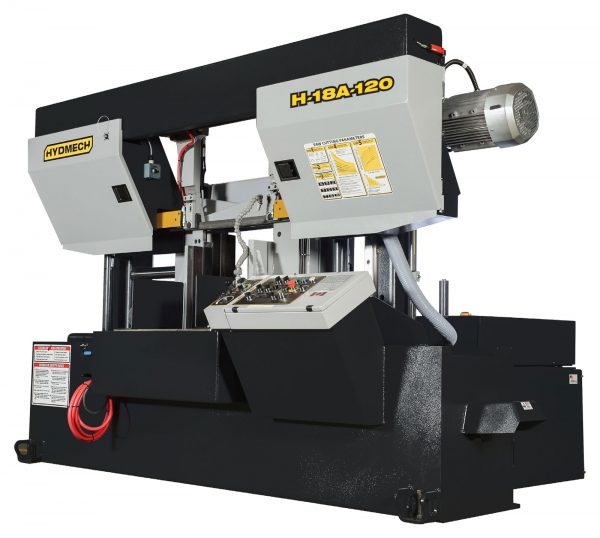 18" x 18" Hyd-Mech #H-18A-120, automatic horizontal bandsaw, 1-1/2" x 19' 2" blade, 50-350 SFM, 10 HP - Image 1
