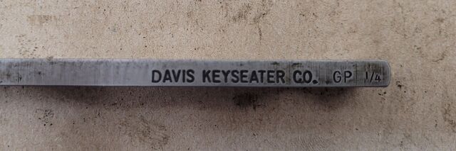 1/4" x 16" Davis, keyseater broach - Image 4