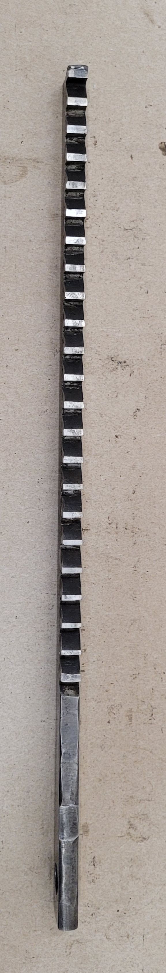 3/8" x 16" Davis, keyseater broach - Image 2