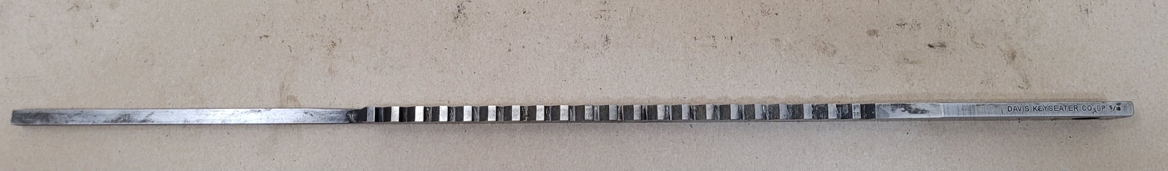 5/ 16" x 16" Davis, keyseater broach - Image 2
