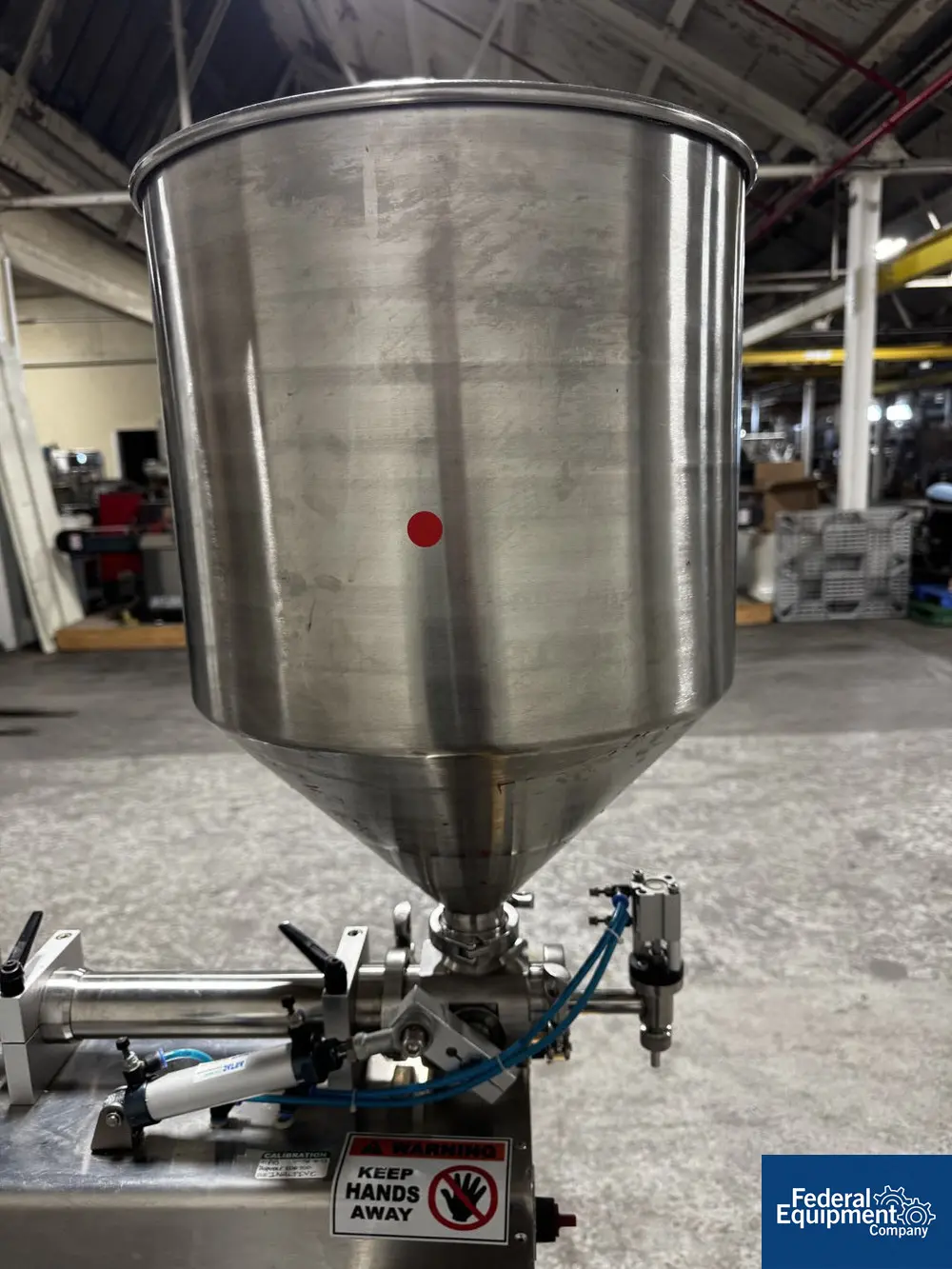 Jda Packaging Equipment #PF200, Semi-Automatic Piston Filler, sngl head, Stainless Steel, 100 SPM, hopper - Image 7