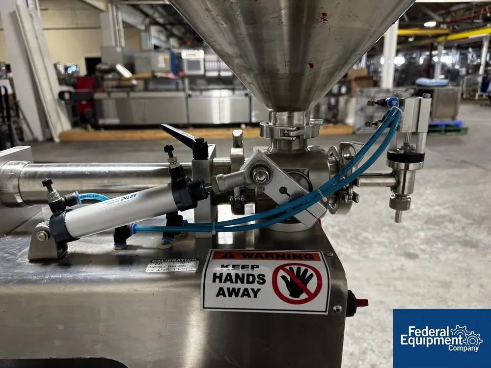 Jda Packaging Equipment #PF200, Semi-Automatic Piston Filler, sngl head, Stainless Steel, 100 SPM, hopper - Image 8