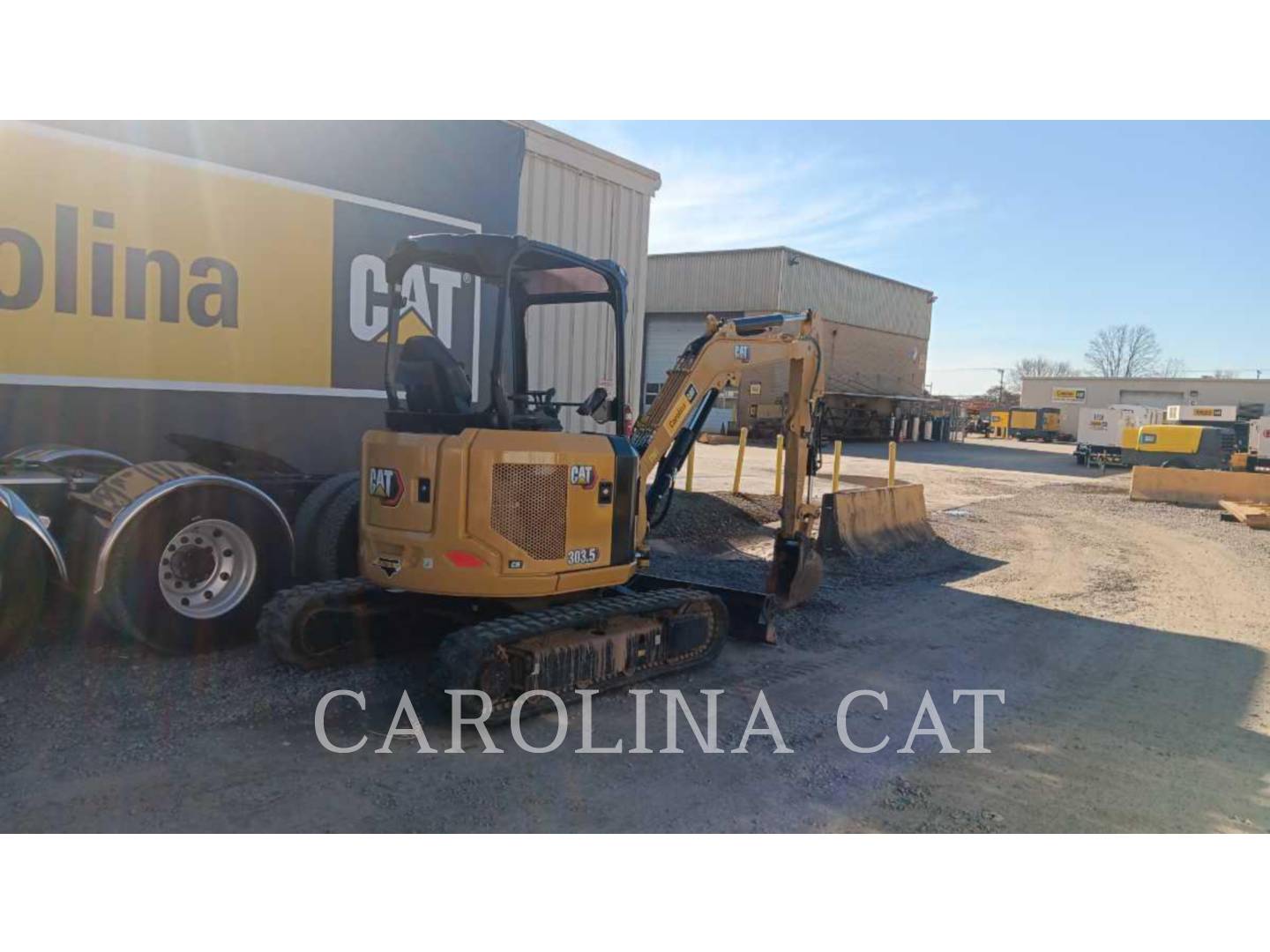 Cat 303.5 CR, Mini Excavator, 600 hours, S/N: RE903352, 2023 - Image 3