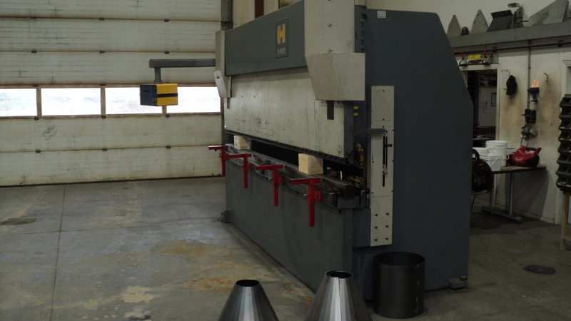 150 Ton, Haco #ERMS-36150, press brake, 12' overall, 123" between housing, 7" stroke, 2004 - Image 4