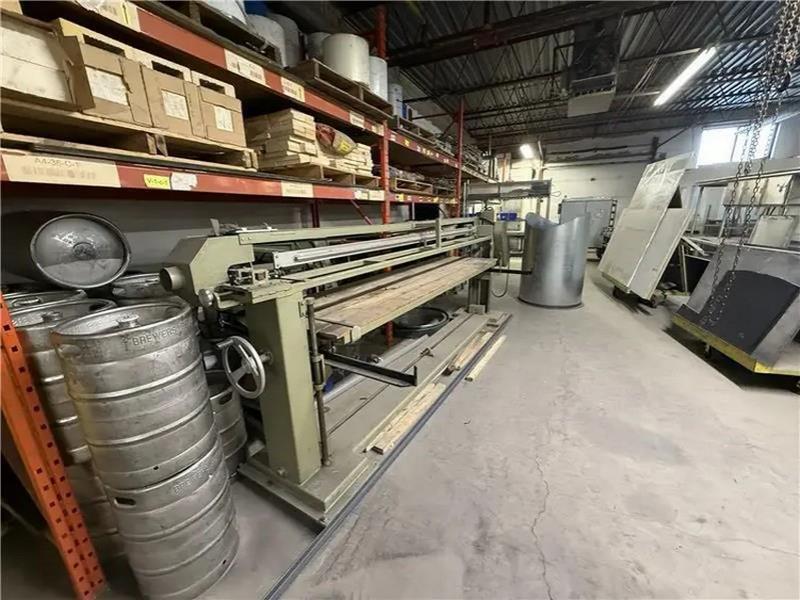 Progress #PMC-312-6, manual stroke sander, 10' x 30' sliding table, 24" vertical opening, 6" x 312" abrasive - Image 2