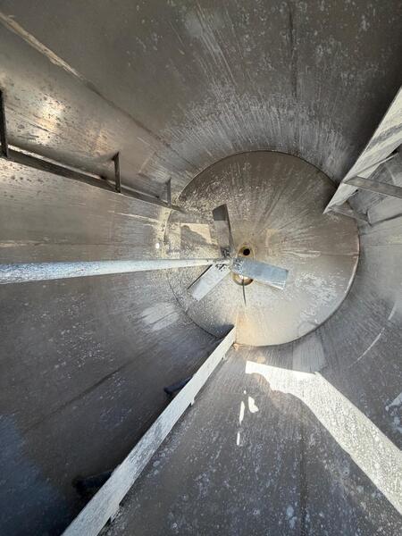 3000 gallon A & B Process Systems, Stainless Steel Mix Tank, 8' diameter x 9' Straight Side, 7.5 HP paddle - Image 7
