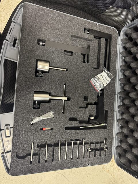 Tesa #Micro-Hite+M, motorized height gauge, probe set, rolling table, 2024 - Image 3