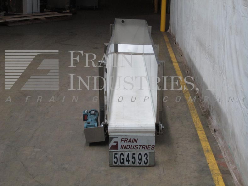 24" wide x 15' long, Kamflex #810, Stainless Steel live bottom accumulation trough, .75 HP drive, 30" high - Image 3
