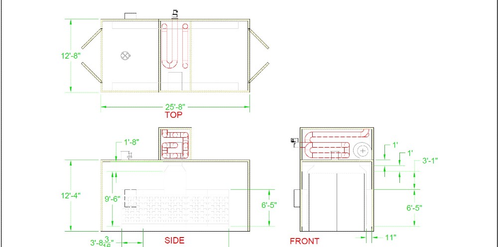 12" width x 25" L x 144" 'H Batch Oven, new, never used - Image 2