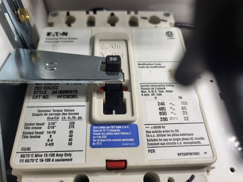 Eaton, MCC Unit, 600 Volt Breaker w/ Surge Protective Device - Image 4